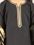Girl's' Black Kurta Set With Dupatta
